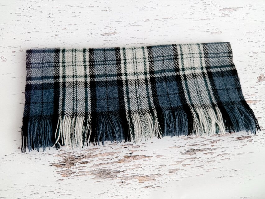 ストール タータンチェック(青 グレー 緑 黒) | iichi 日々の暮らしを