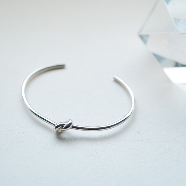 結び バングル シルバー925 | iichi 日々の暮らしを心地よくする