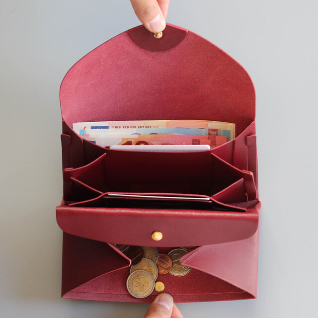 basic long wallet #wine red / ベーシックロングウォレット 長財布