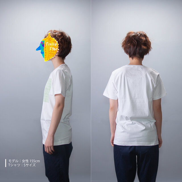 方眼紙おもしろTシャツ ユニセックスXS〜XLサイズ Tcollector | iichi