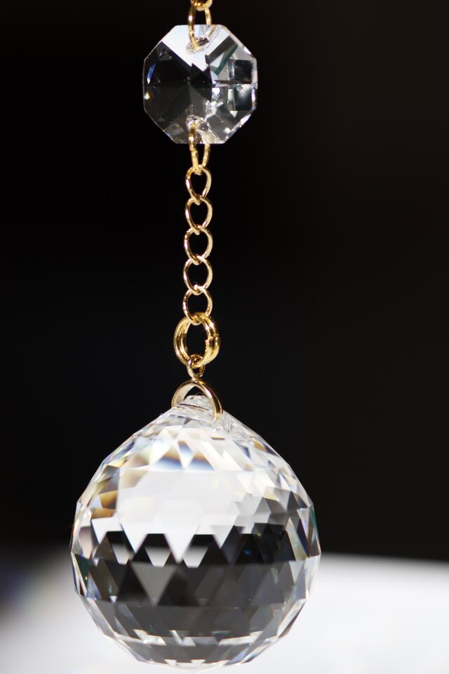 サンキャッチャー 大玉 スワロフスキー チェーン仕上げ 8558 | iichi