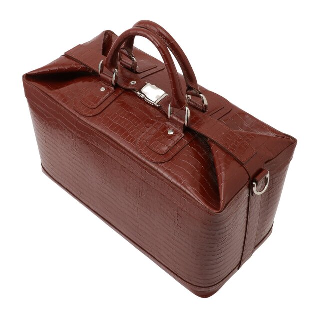 のの◾️BALENCIAGA ヴィンテージ ボストンバッグ大クロコダイル型