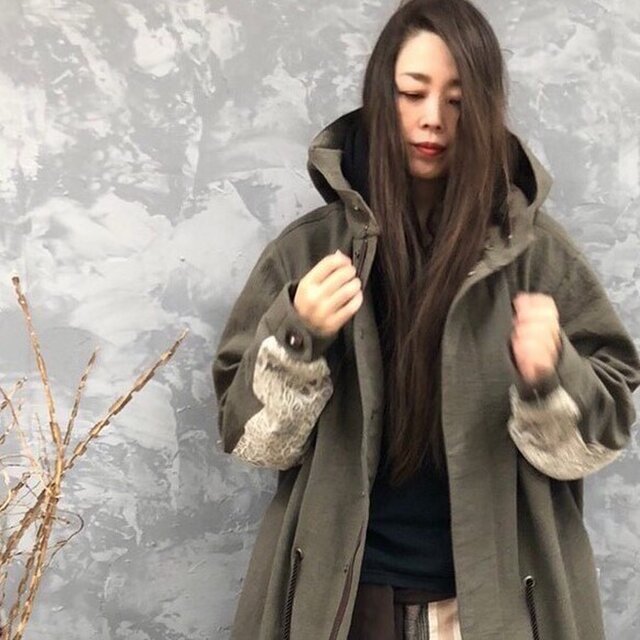 新作】憧れの。『アンティークリネンで作るフーデットモッズコート