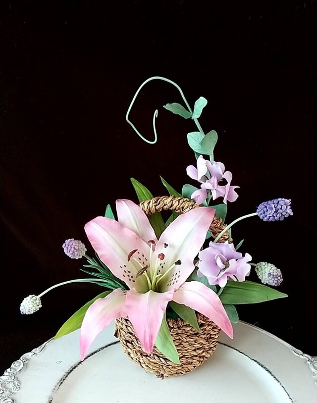 ☆クレイフラワー作品（四季の彩り）☆ | iichi 日々の暮らしを