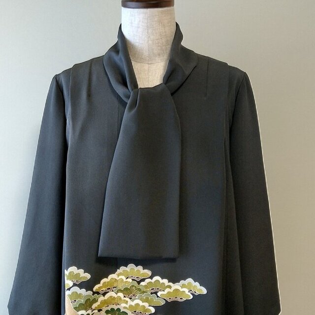 送料無料 着物リメイク 留袖ワンピース L~LL 松 | iichi 日々の暮らし