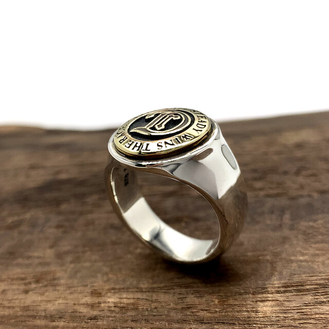 コンチョ カレッジリング/シルバー925 真鍮/シルバーアクセサリー