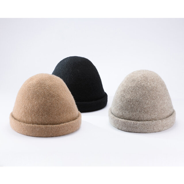 CORNE コルネ コーンヘッドハット YOKOI BERET ブラック [YO-BR012-BK