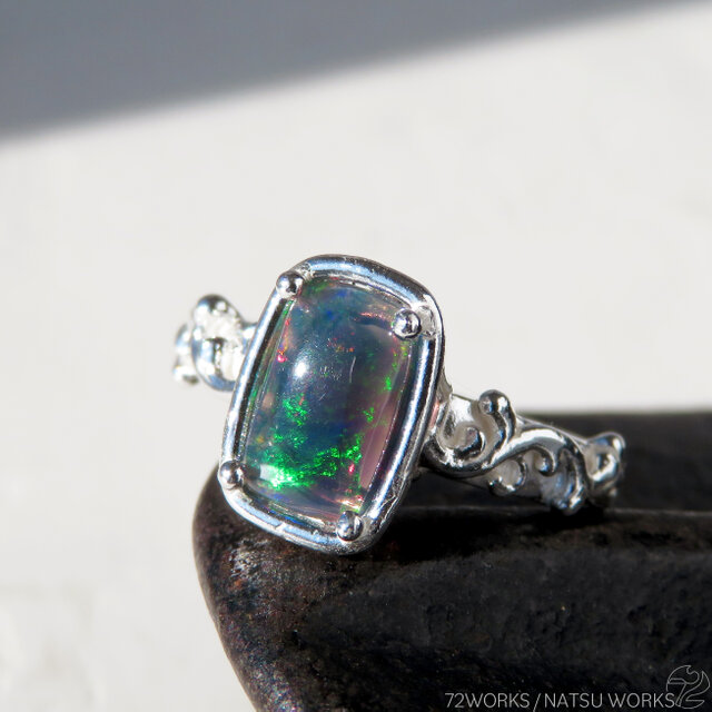 ブラックオパール リング / Ethiopian Black Opal Ring ll | iichi