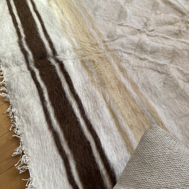 新品✳︎wool100％ チョコ ミルキー バッターニエ トルコヴィンテージ