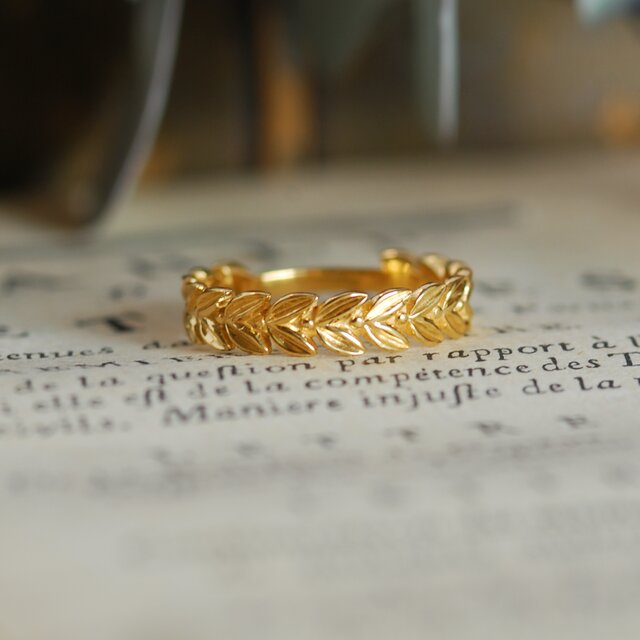 laurier 月桂樹のリング / SV925 | iichi 日々の暮らしを心地よくする