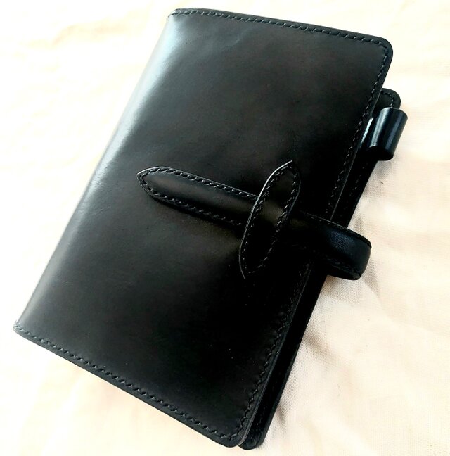 システム手帳カバー A5 イタリアンレザー ハンドメイド | iichi 日々の