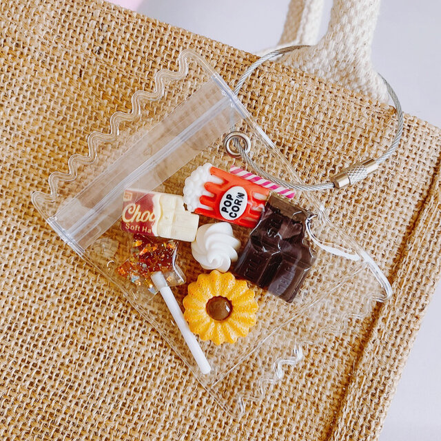 お菓子のキャンディーバッグ バッグチャーム フェイクスイーツ