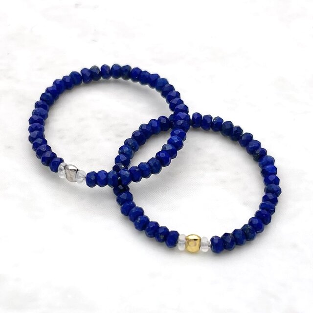 最高品質ラピスラズリの超極細リング 12月 誕生石 指輪 1.5mm 極小