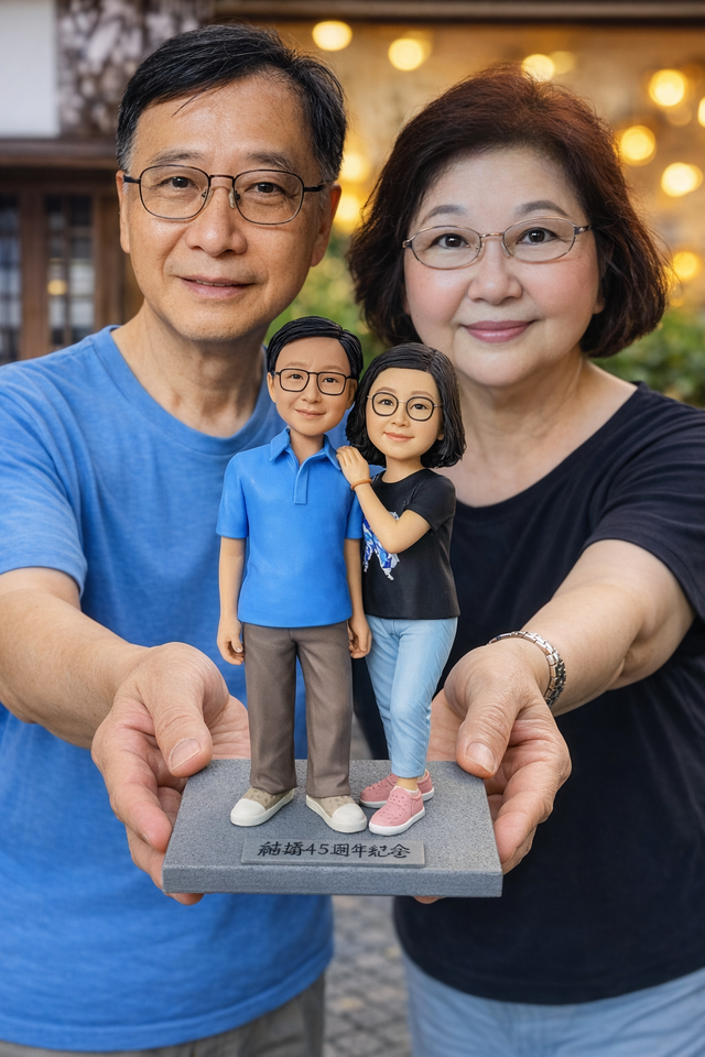 写真から作るオーダーメイドフィギュア｜結婚祝いにそっくり似顔人形