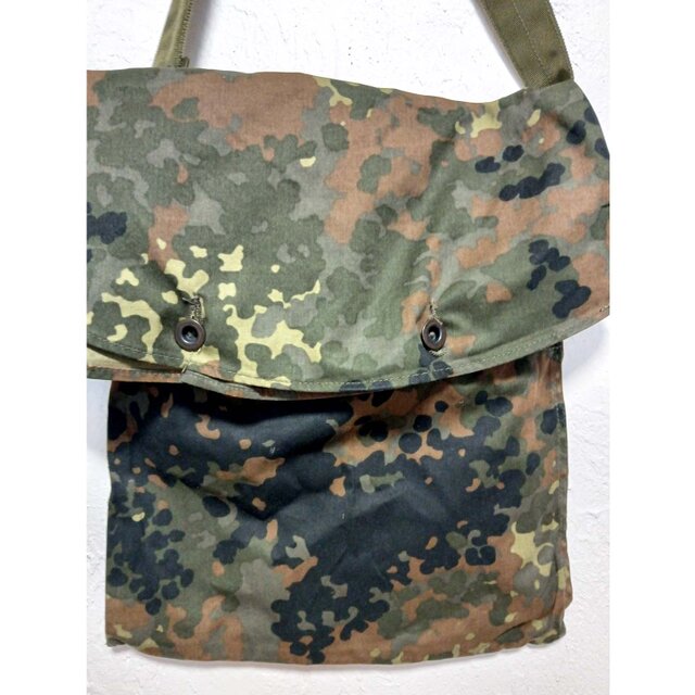 ドイツ軍BW迷彩テントシートショルダーバッグ カモフラージュバッグ