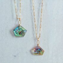 ターコイズ フラワーカービング ピアス 14kgf | iichi 日々の暮らしを