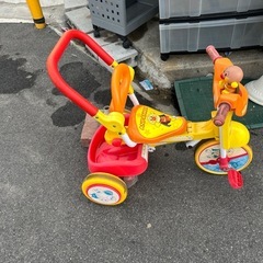 アンパンマン 三輪車 押し棒の中古が安い！激安で譲ります・無料で