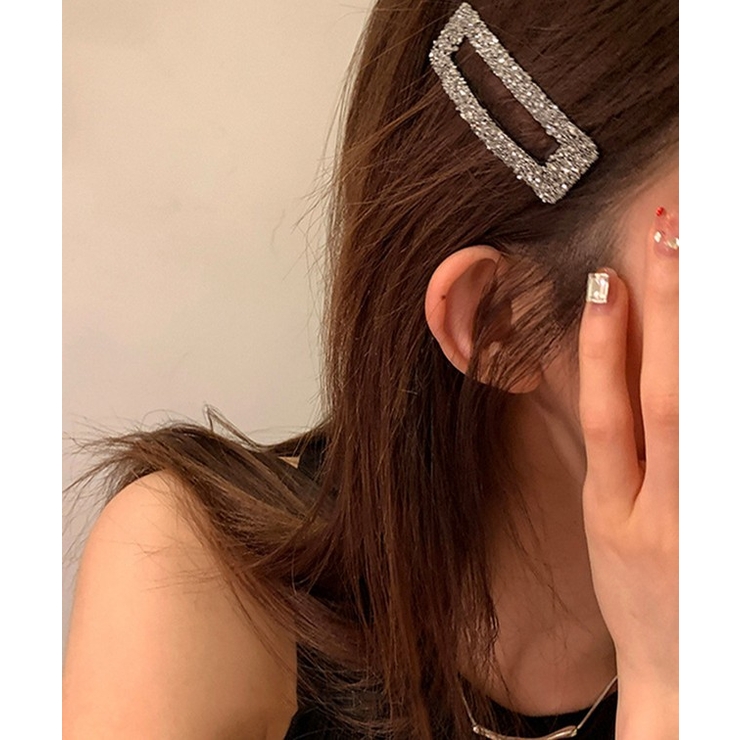 2点セット】ビジュー ヘア クリップ[品番：LCLW0008491]｜レース