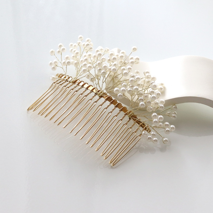 ヘアアクセサリーアレンジ まとめ髪 ヘアコーム[品番：VX000007606