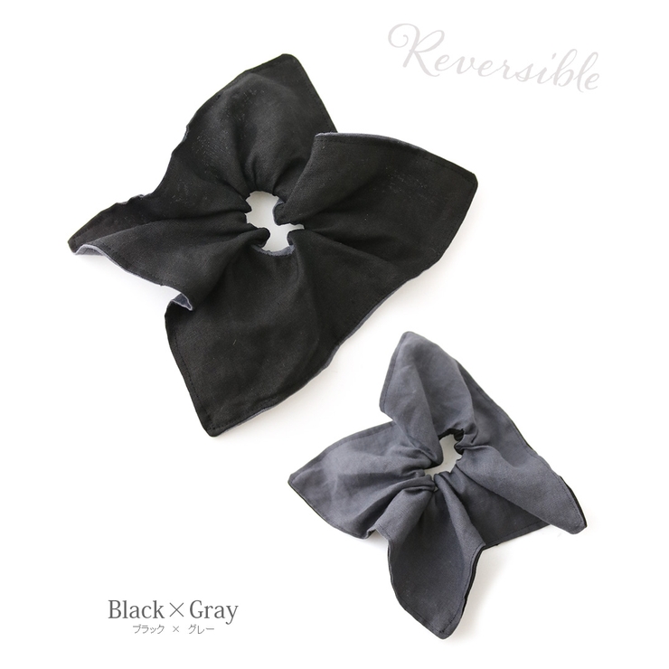 リバーシブルスクエアシュシュ シュシュ 大人[品番：VTNA0005101