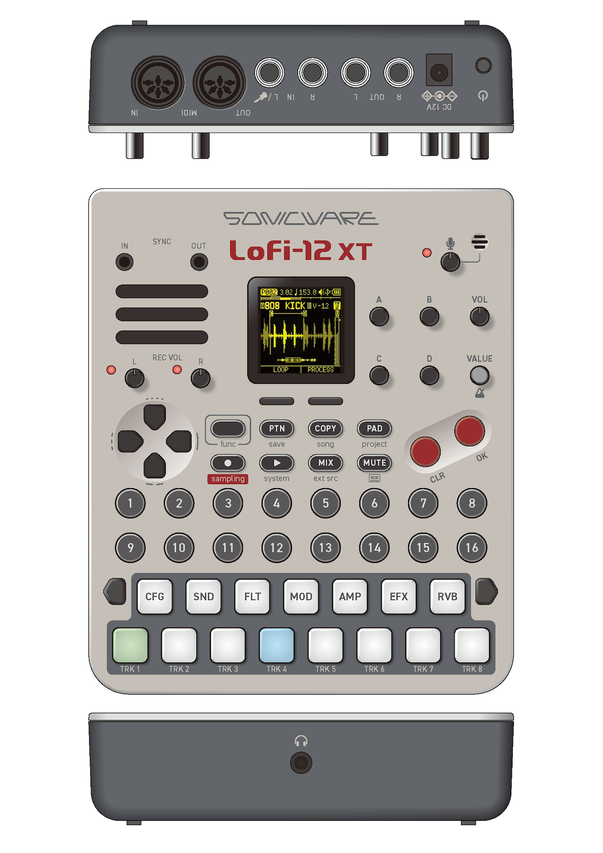 Sonicware Livens up its Lofi-12 sample groovebox with an all-new