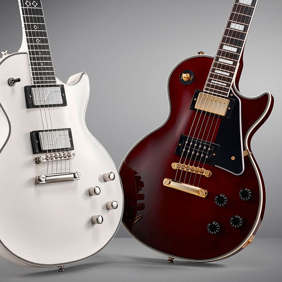 Epiphone Jerry Cantrell 'Wino' Les Paul Custom and Les Paul Custom