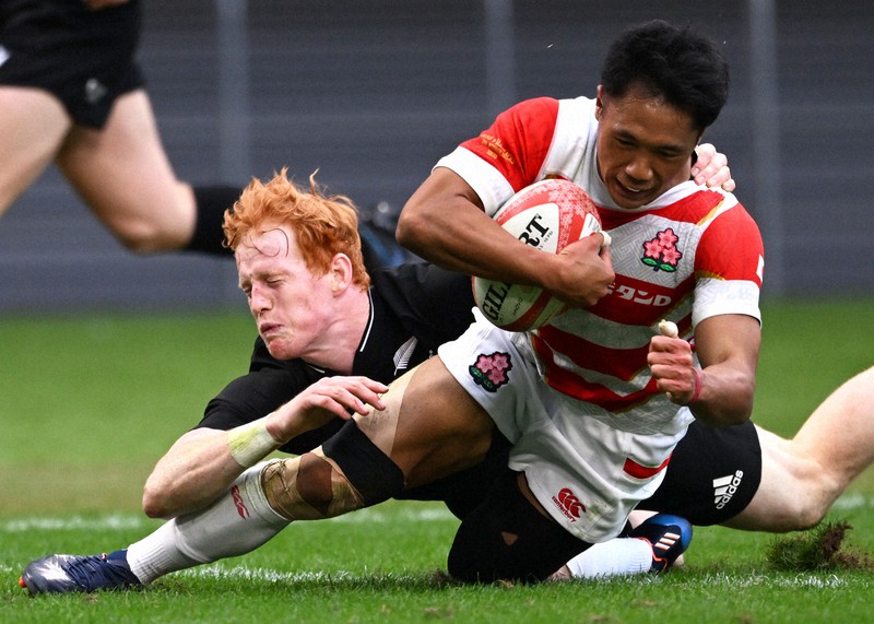 ラグビー日本代表、ニュージーランドに敗れる テストマッチ | 毎日新聞