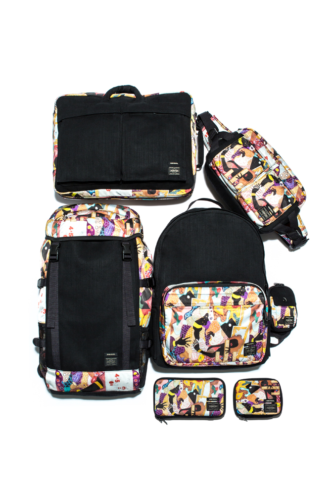 日本上陸30周年を記念したDIESEL × PORTER × 横尾忠則のトリプルコラボ