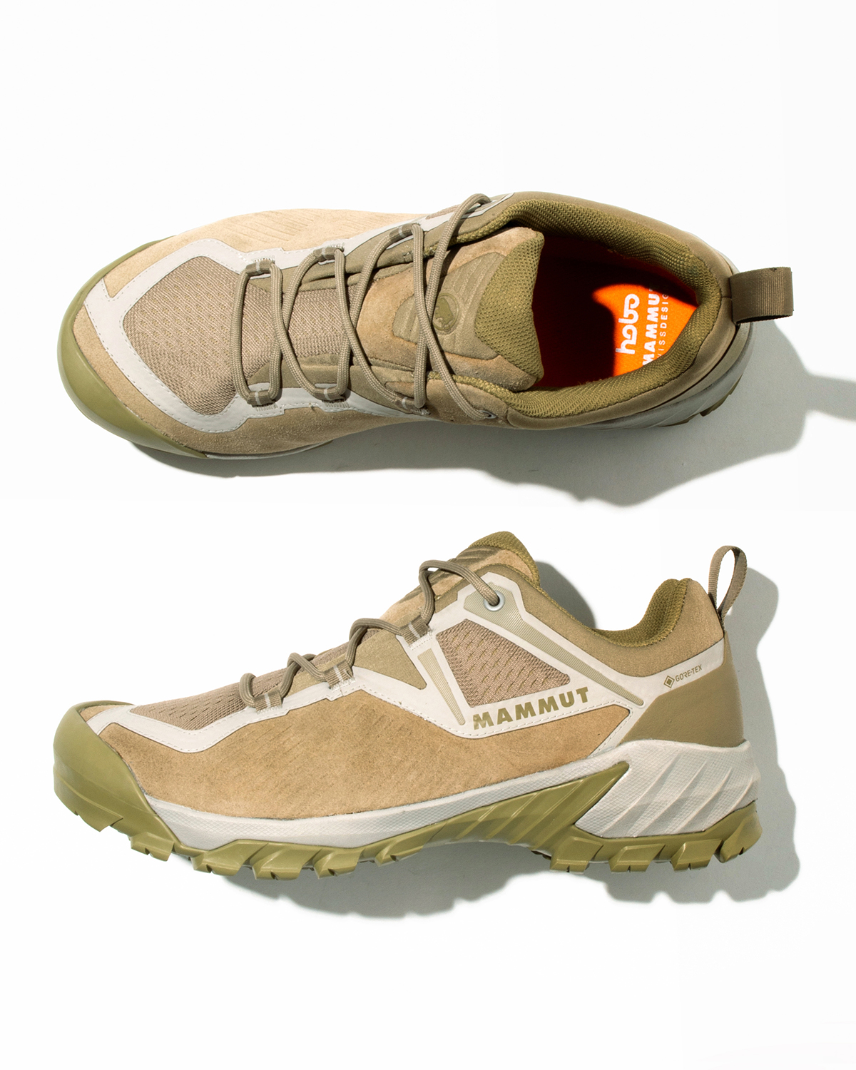 レザーシューズのように楽しめるGORE-TEX®シューズ。hobo × MAMMUTの