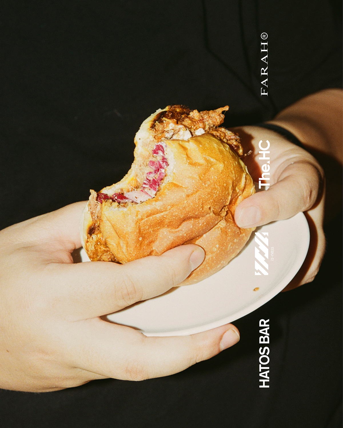 is-ness、The Hermit Club、FARAHの3者がHATOSBARのために製作した