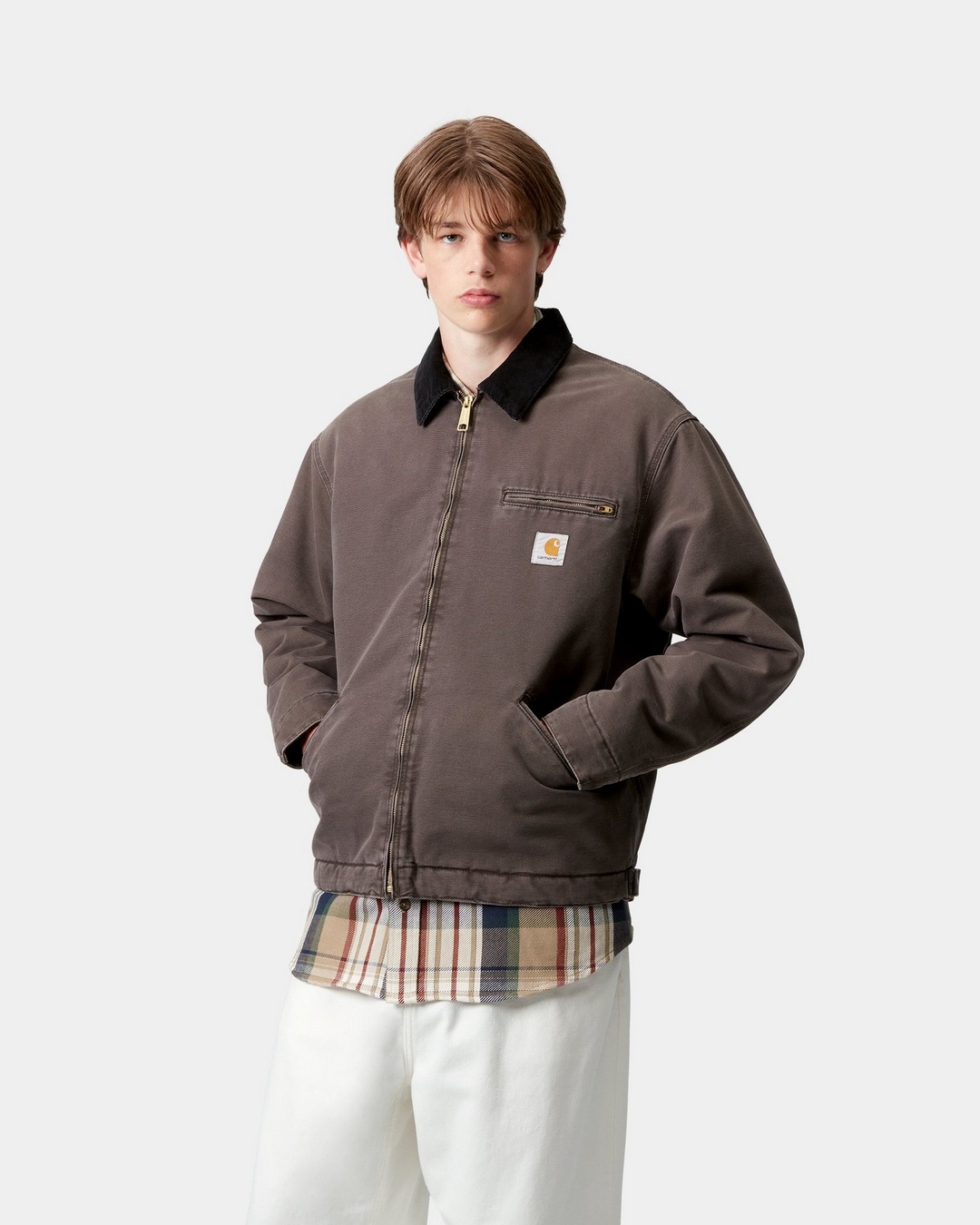 Carhartt WIP OG Detroit Jacket, Tobacco / Black | Official Online