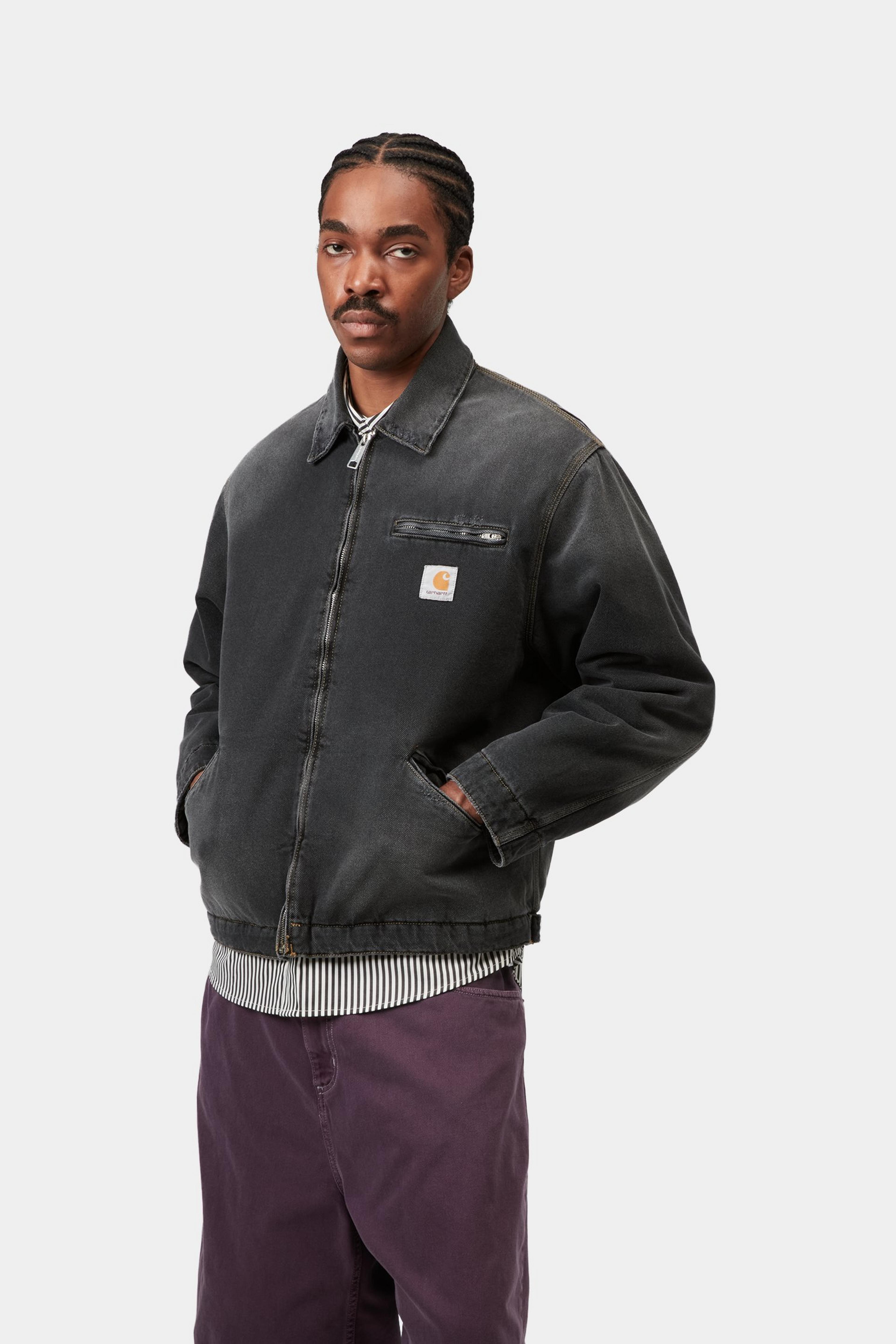 Carhartt WIP OG Detroit Jacket, Black | Official Online Store