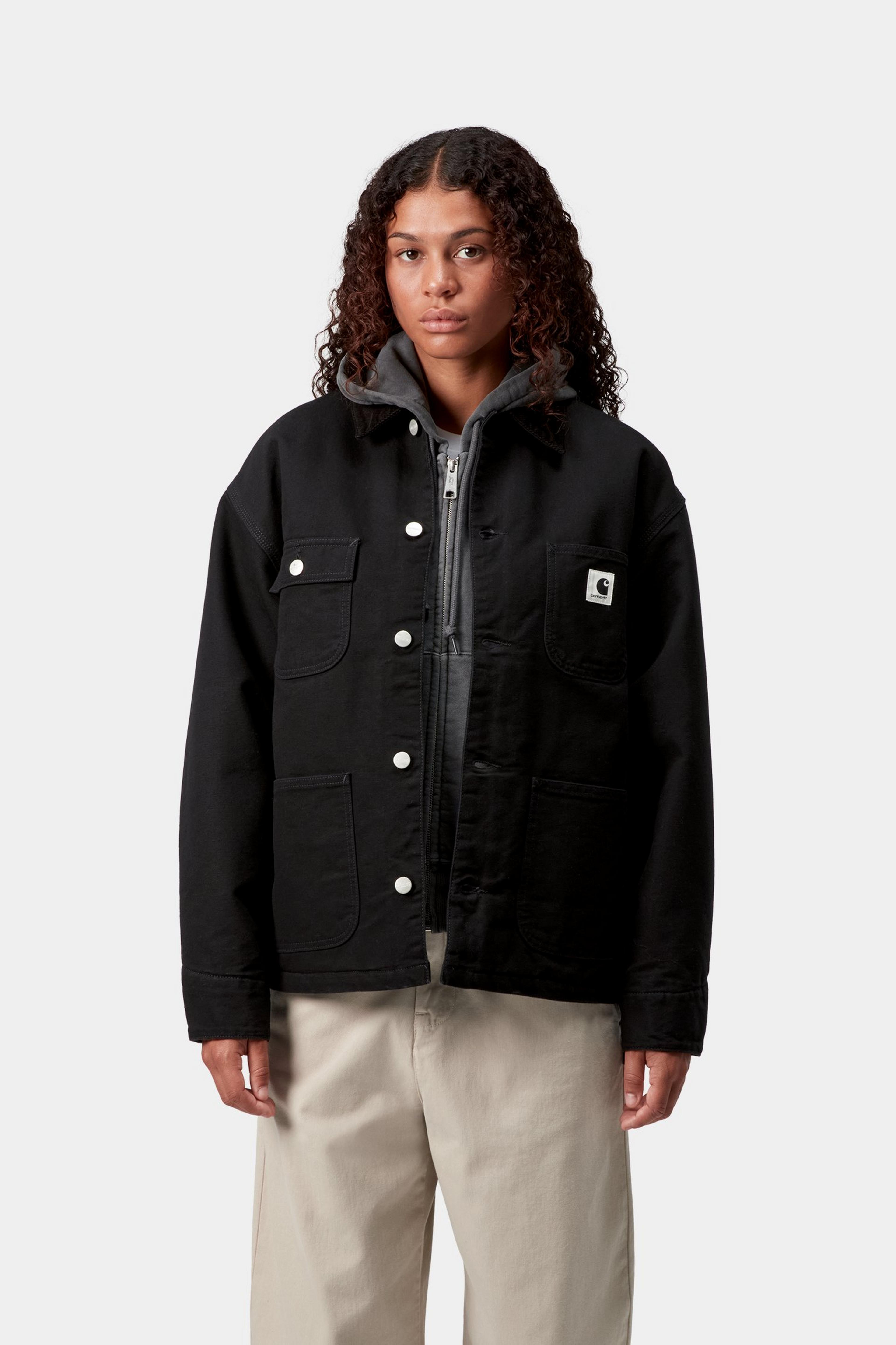 Carhartt WIP W' OG Michigan Coat, Black / Black | Official Online