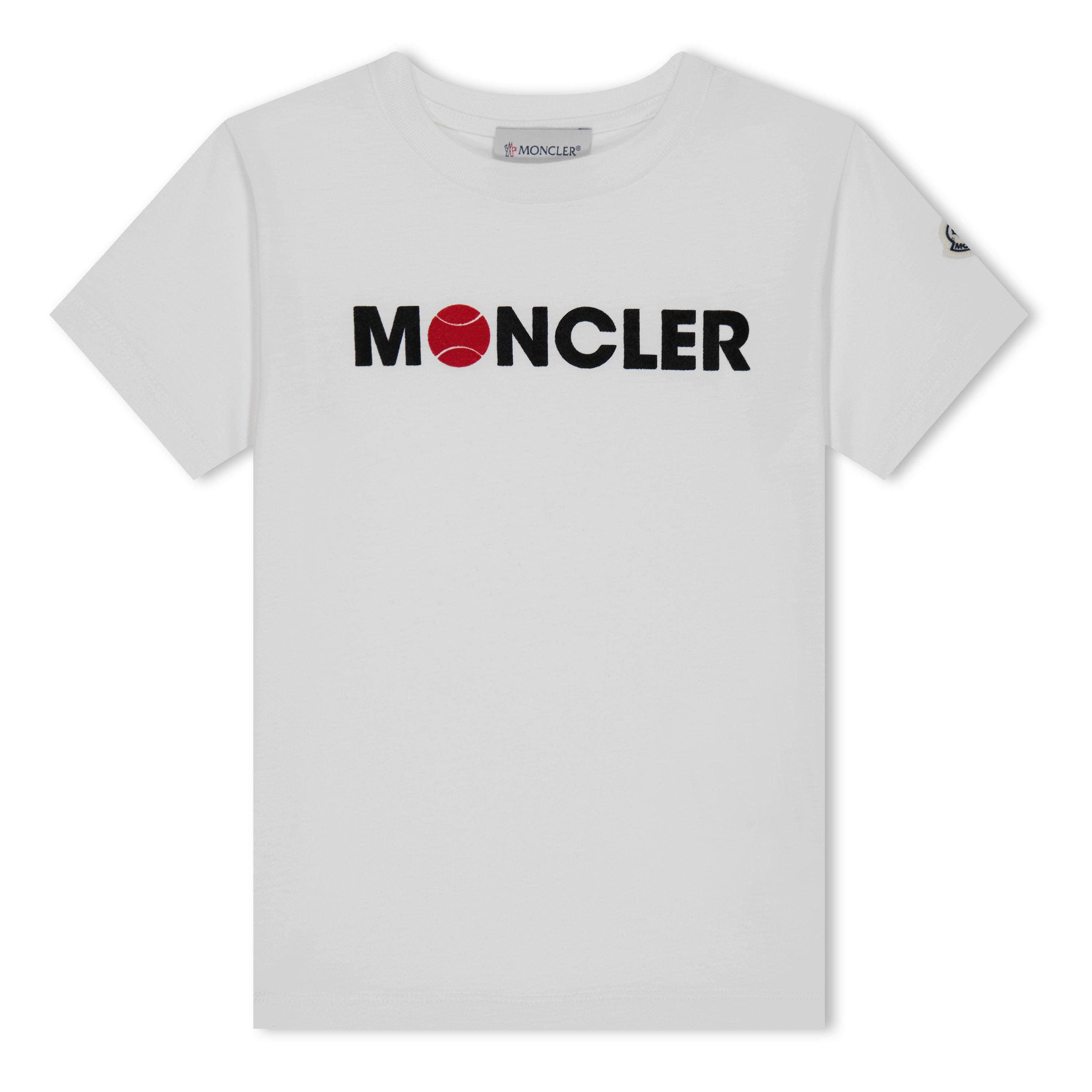 Moncler Tennis Logo T-Shirt Juniors | Cruise Fashion