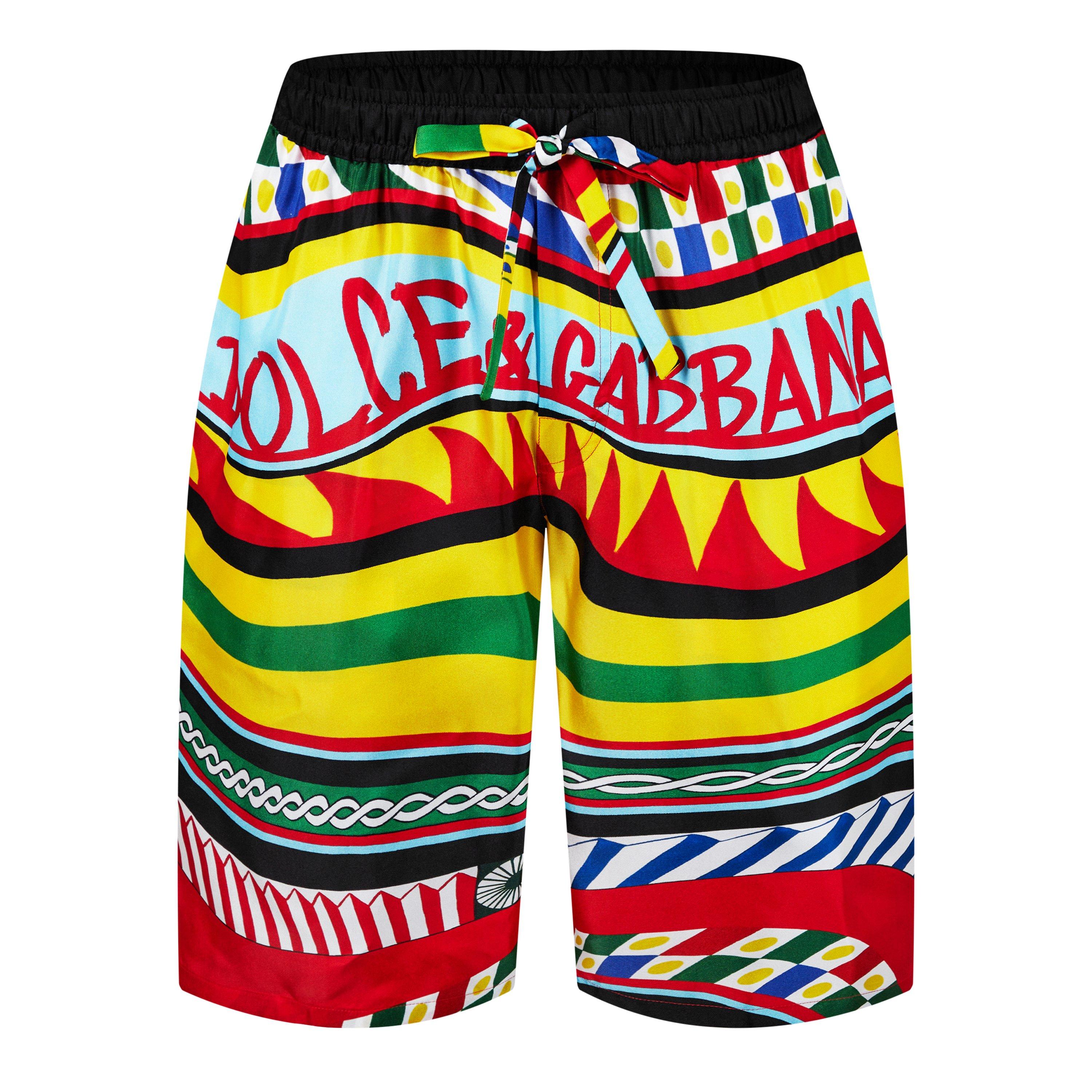 Dolce and Gabbana Carretto Print Shorts | Cruise Fashion