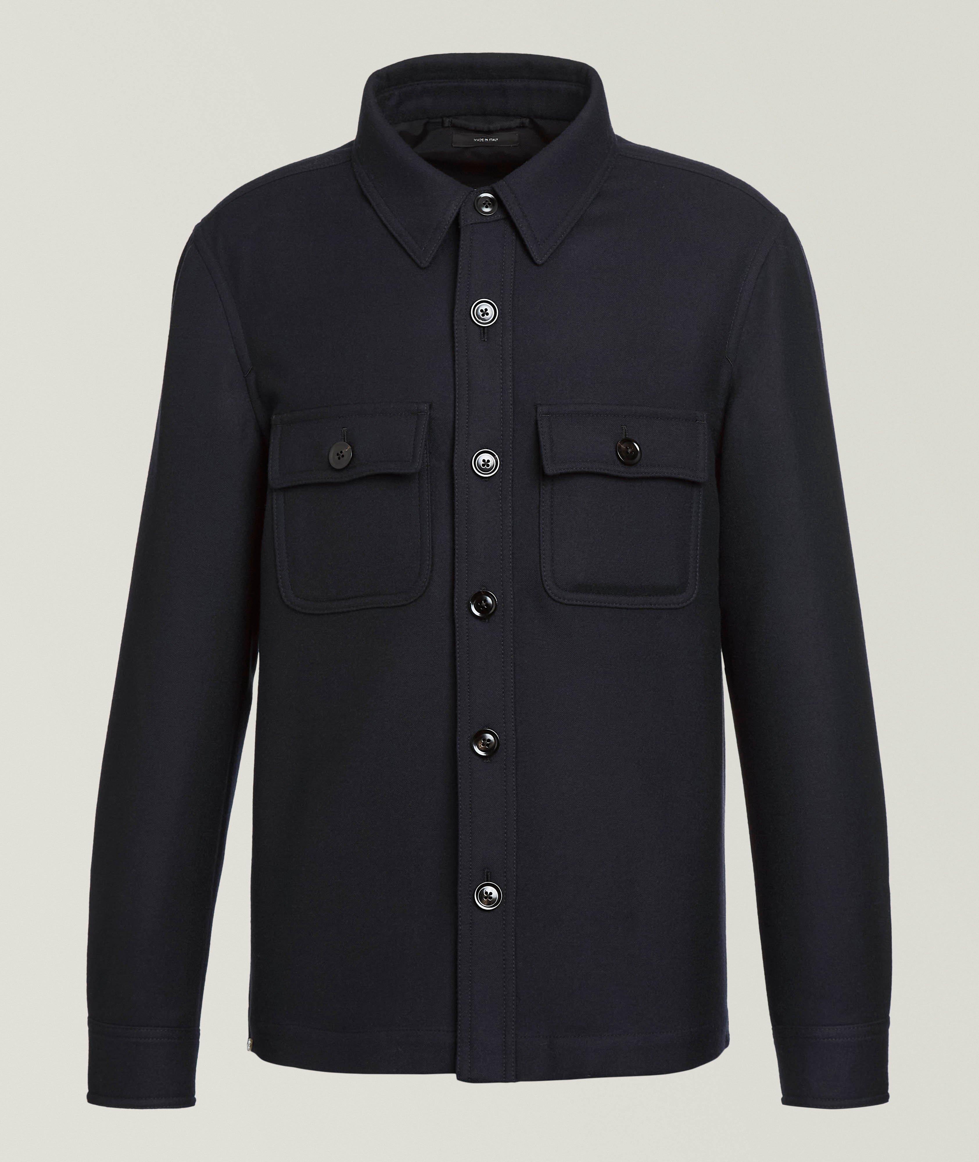 TOM FORD Wool-Silk Overshirt | Coats | Harry Rosen