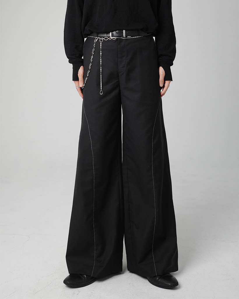 ORIGINAL) ワイドステッチスラックス | ファッション通販サイト NUGU