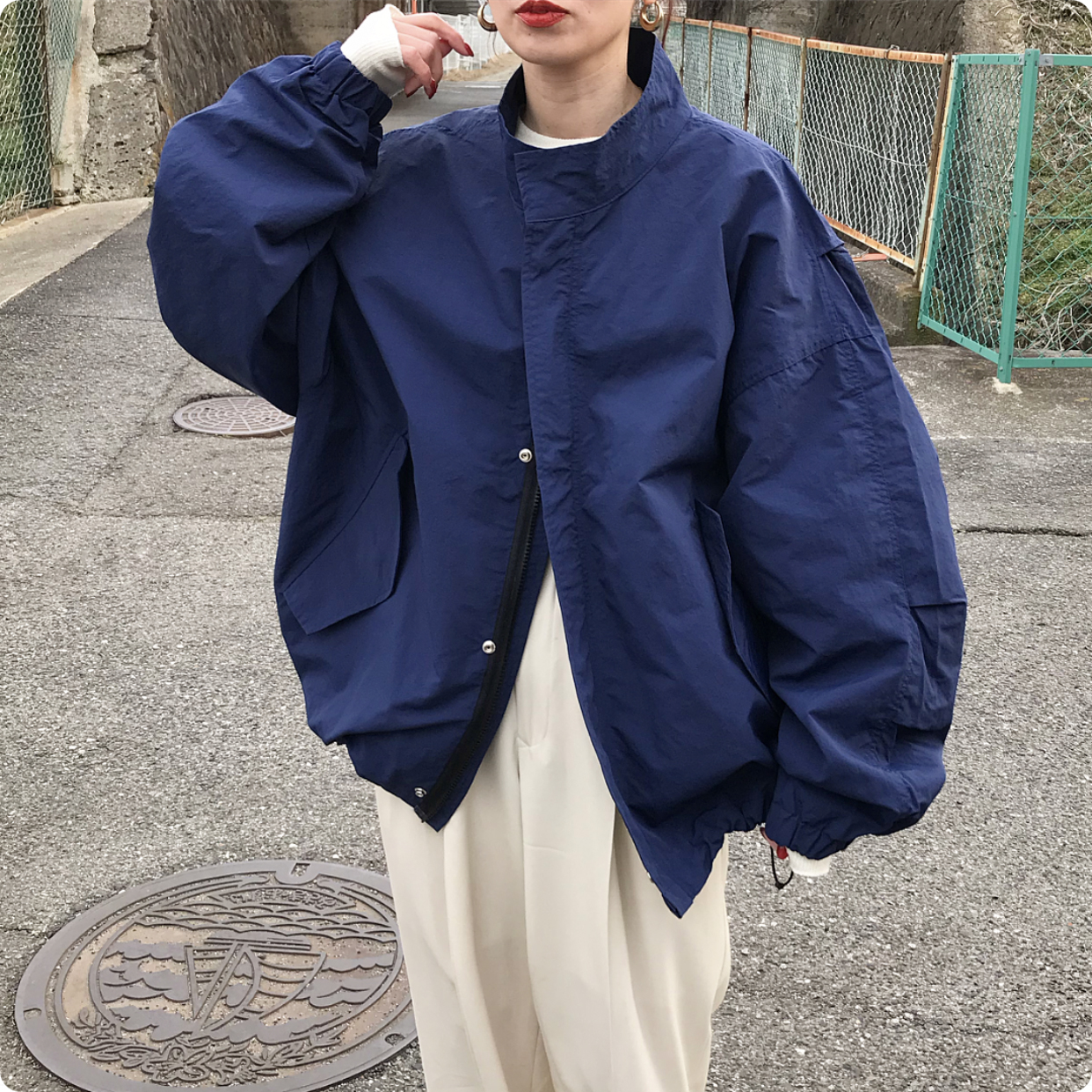 ナイロンウィンドブレーカージャケット | ファッション通販サイト NUGU