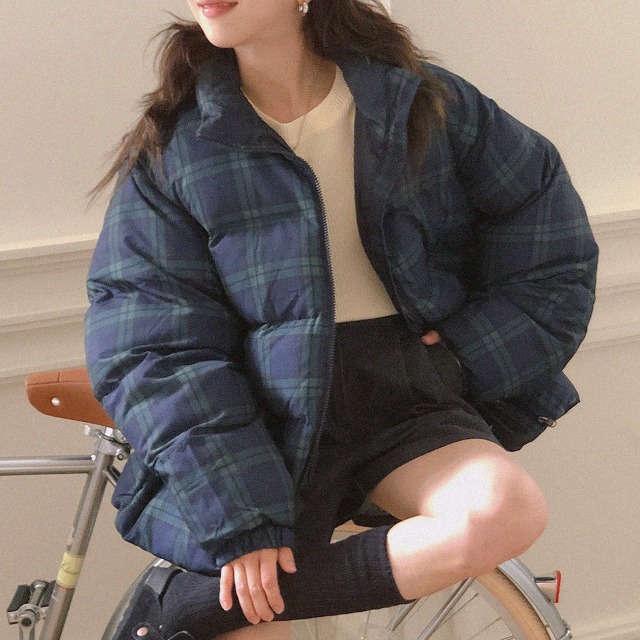 はるな！新品！RADIATE チェックダウンジャケット38000円ヤマダヤ