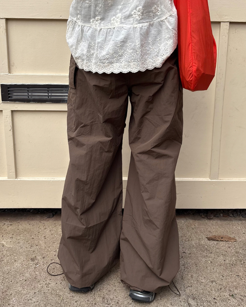 ウエストドローコードカーゴパラシュートパンツ | ファッション通販