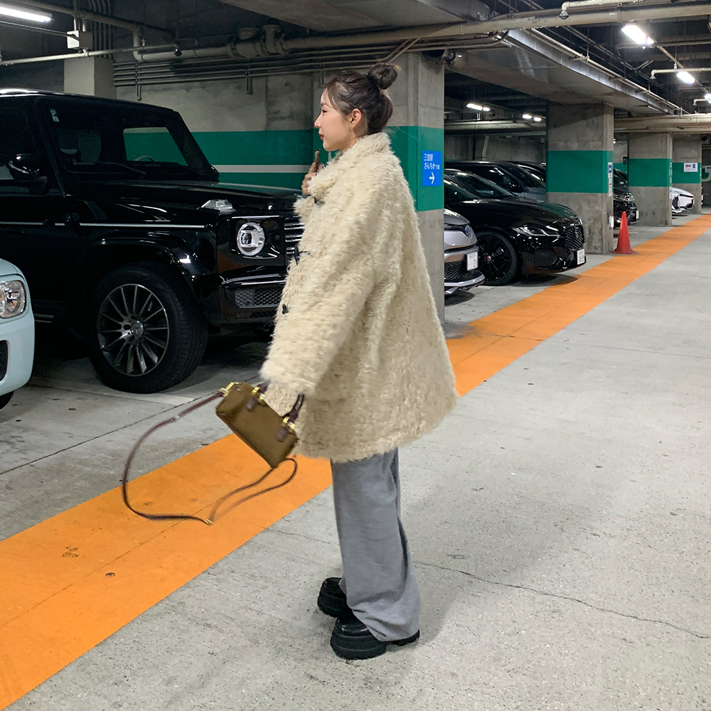 ボアミドルコート | ファッション通販サイト NUGU