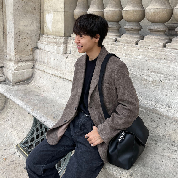 ウールへリンボーンジャケット | ファッション通販サイト NUGU