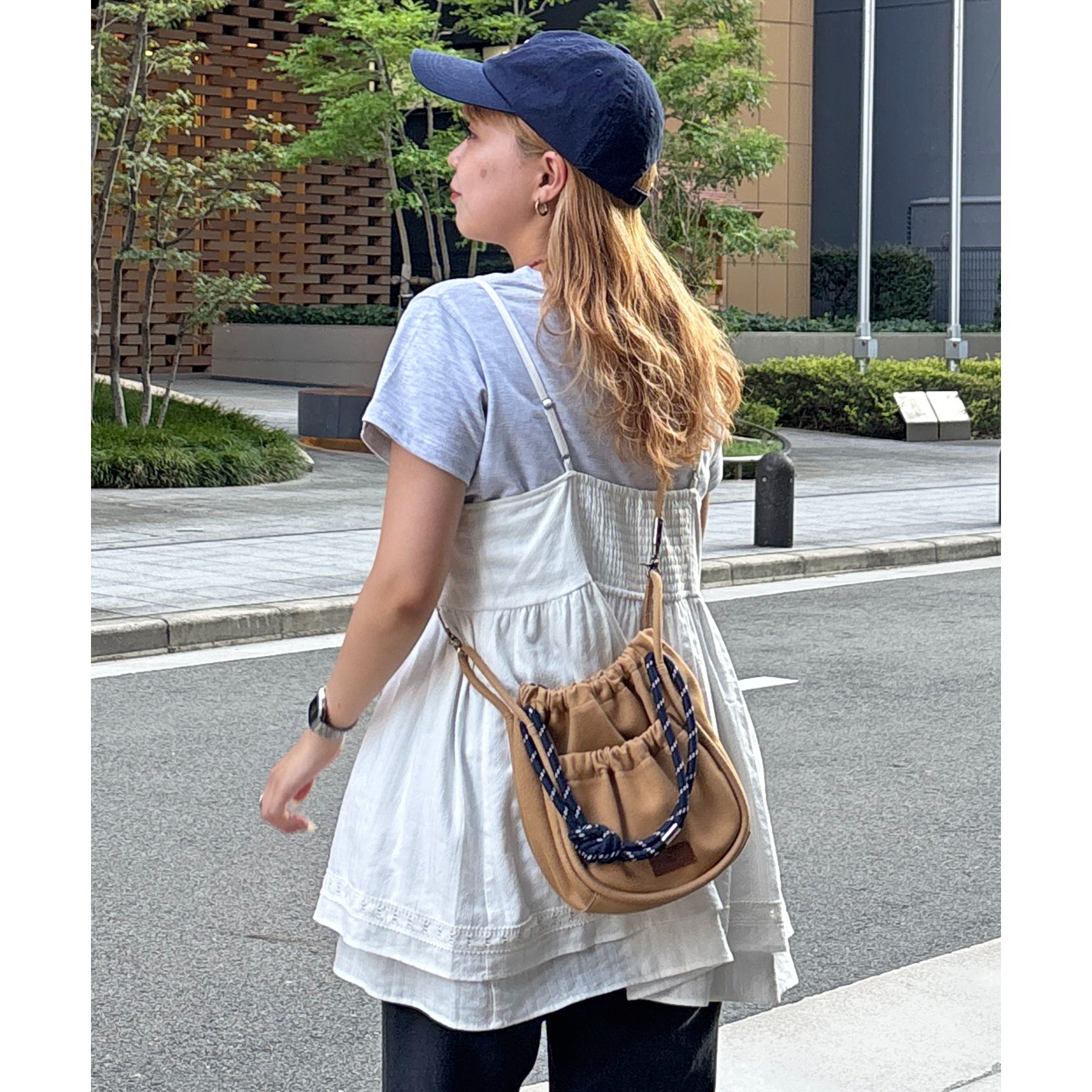 FUKA's企画】PUパラコードギャザーミニショルダーバッグ