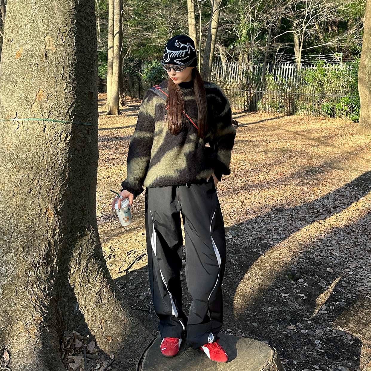 ユニセックス) ツイストナイロンパンツ | ファッション通販サイト NUGU