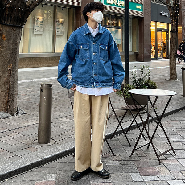 オーバーサイズデニムジャケット | ファッション通販サイト NUGU