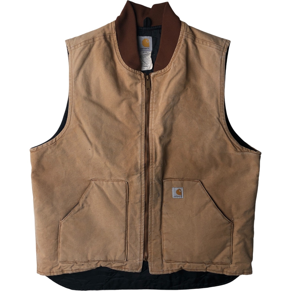 D (傷や汚れあり)】古着 00年代 カーハート Carhartt クラシックベスト