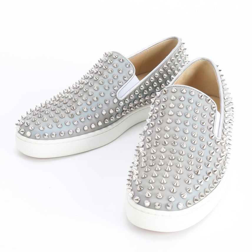 B (目立った傷や汚れなし)】□極美品 クリスチャンルブタン スパイク