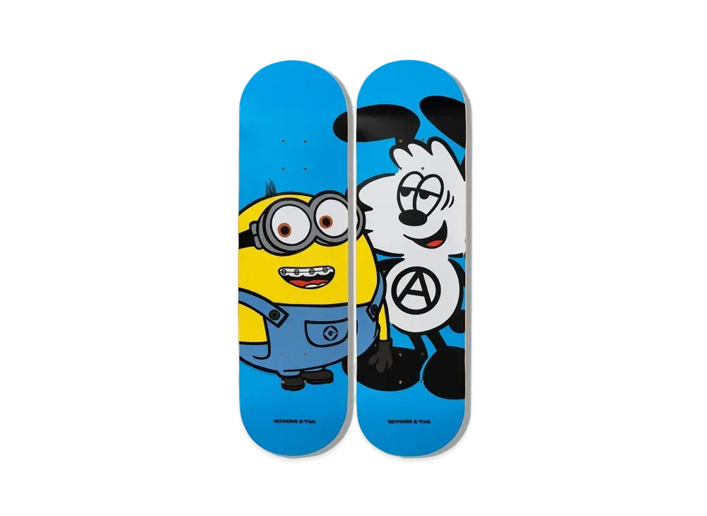 Wasted Youth x MINIONS MINIONS x VICK SKATEBOARD DECK SET 