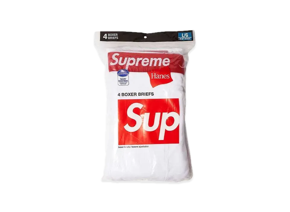 Supreme x Hanes Boxer Briefs (4 Pack) 