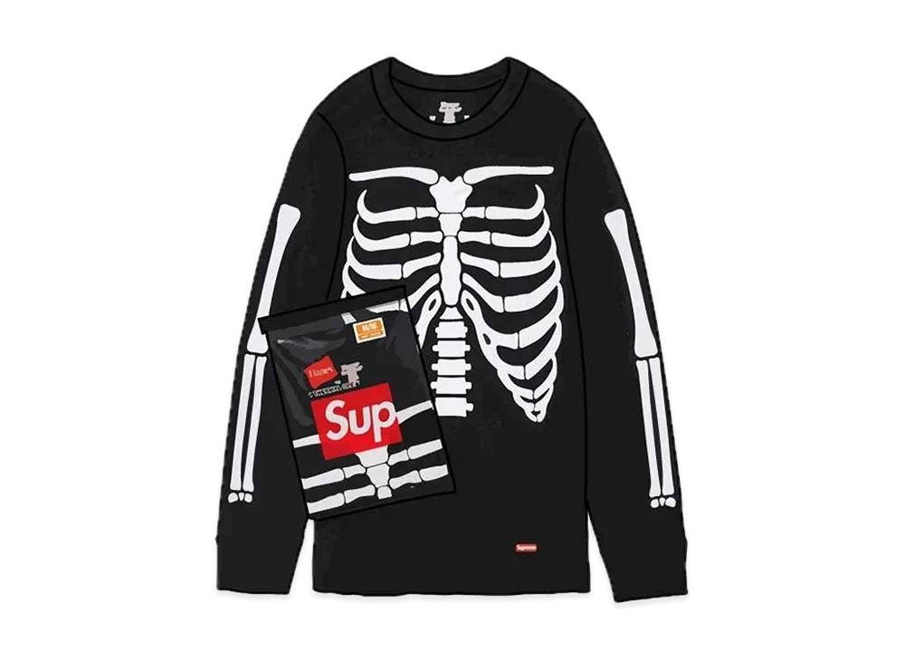 Supreme x Hanes Bones Thermal Crew (1 Pack) 